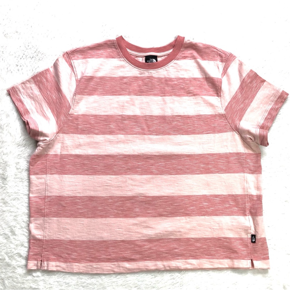 The North Face Striped Crop T-Shirt